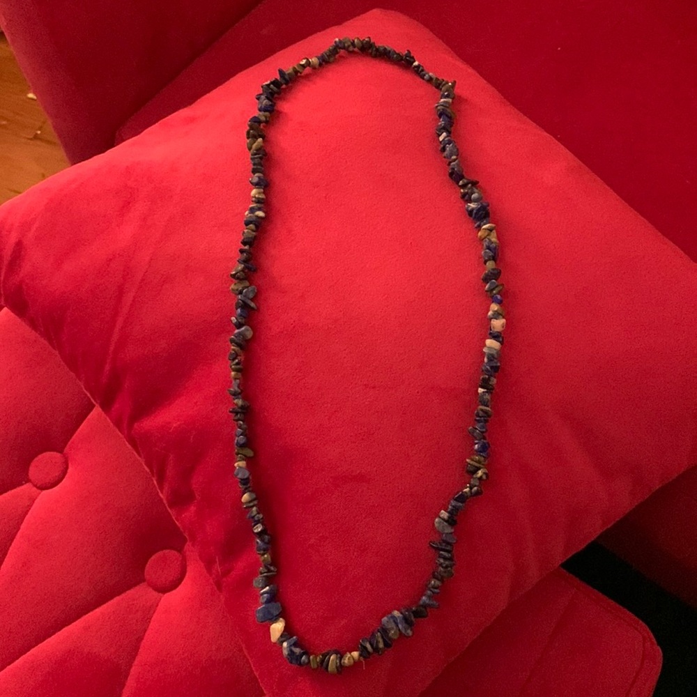 Natural lapis necklace